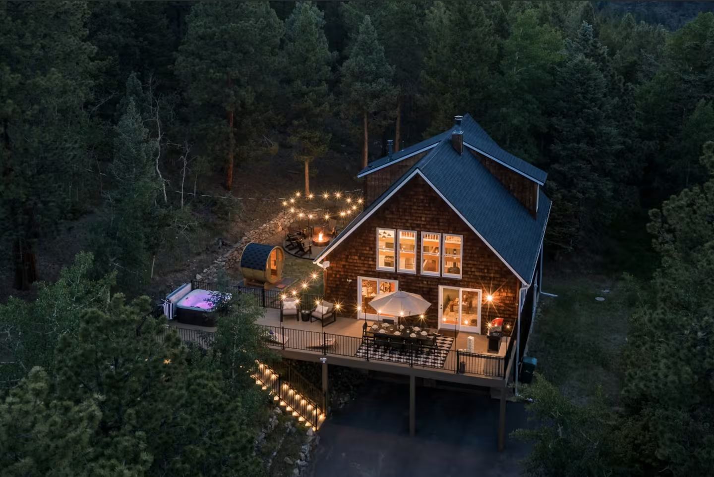Client Airbnb property in Bailey, Colorado